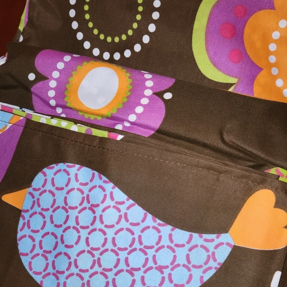 MK Collection 4 Piece Sheet Set Full Size OWL Multicolored Floral Bedding